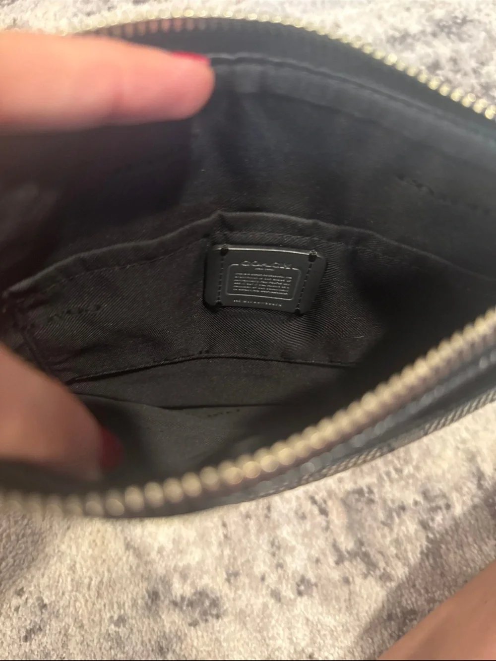 Coach Signature Monogram Crossbody Bag